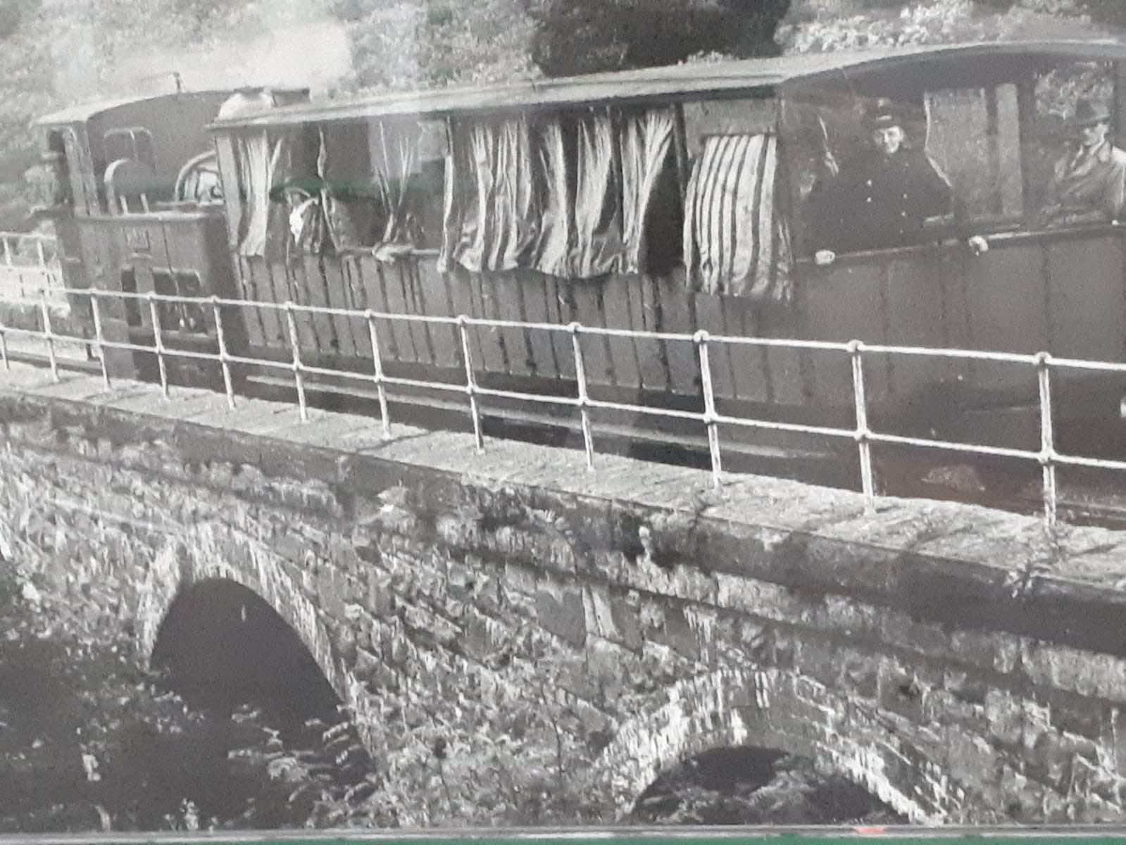 Old photo of the Snowdon Mountain Railway